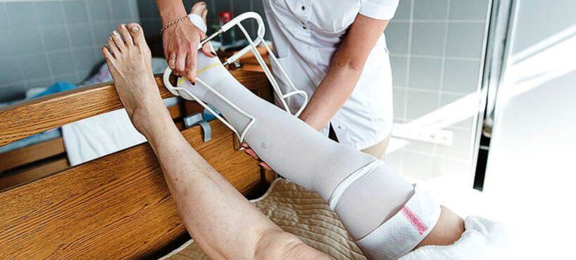 medias de compresión para el tratamiento de venas varicosas